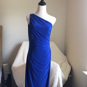 BRAND NEW BLUE MAXI DRESS LAUREN BY RALPH LAUREN
